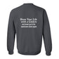 Sweatshirt, Share Your Life, Grey, back