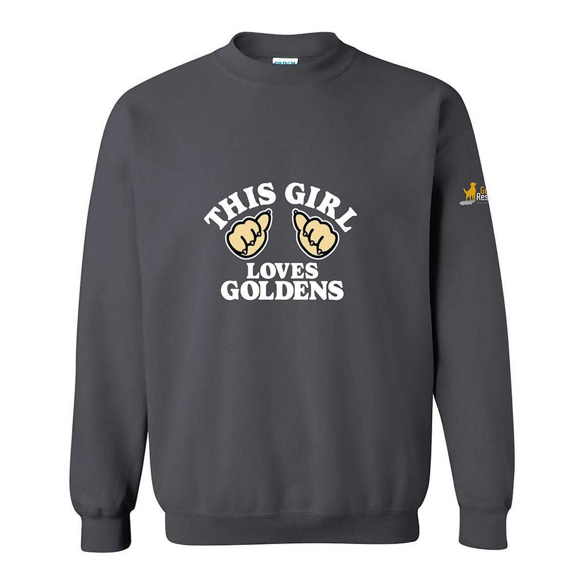 Sweatshirt, This Girl, Grey, front