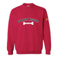 Sweatshirt, Golden Rescue Bone, Red, front