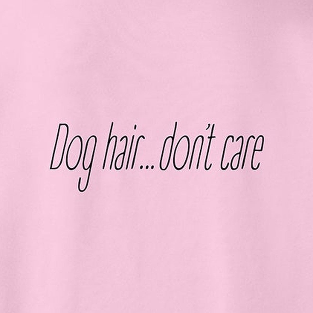 Sweatshirt, Dog Hair, Pink, saying close-up