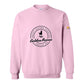 Sweatshirt, Golden Rescue Crest, Pink, front
