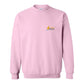 Sweatshirt, All You Need Is Love, Pink, front
