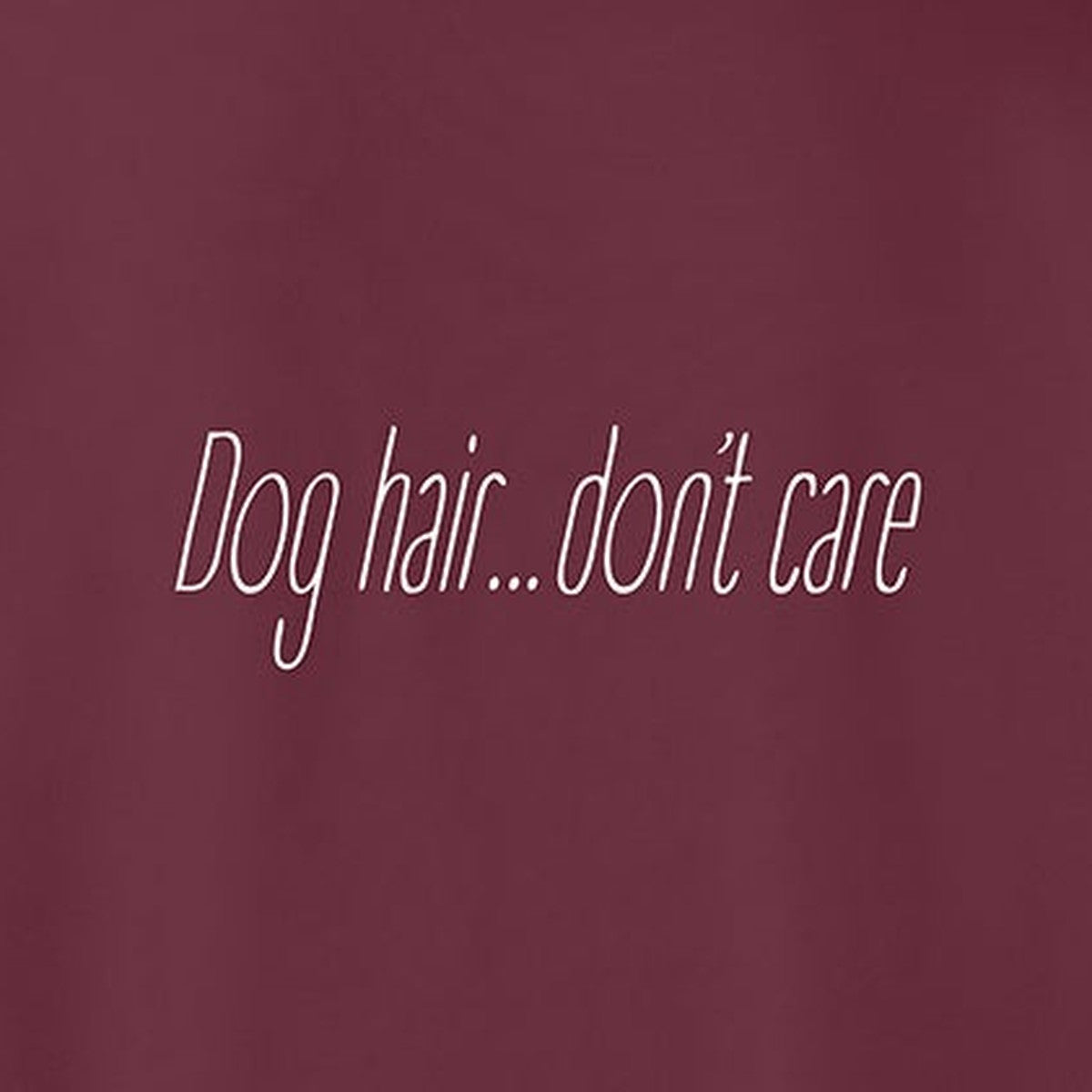 Sweatshirt, Dog Hair, Maroon, saying close-up