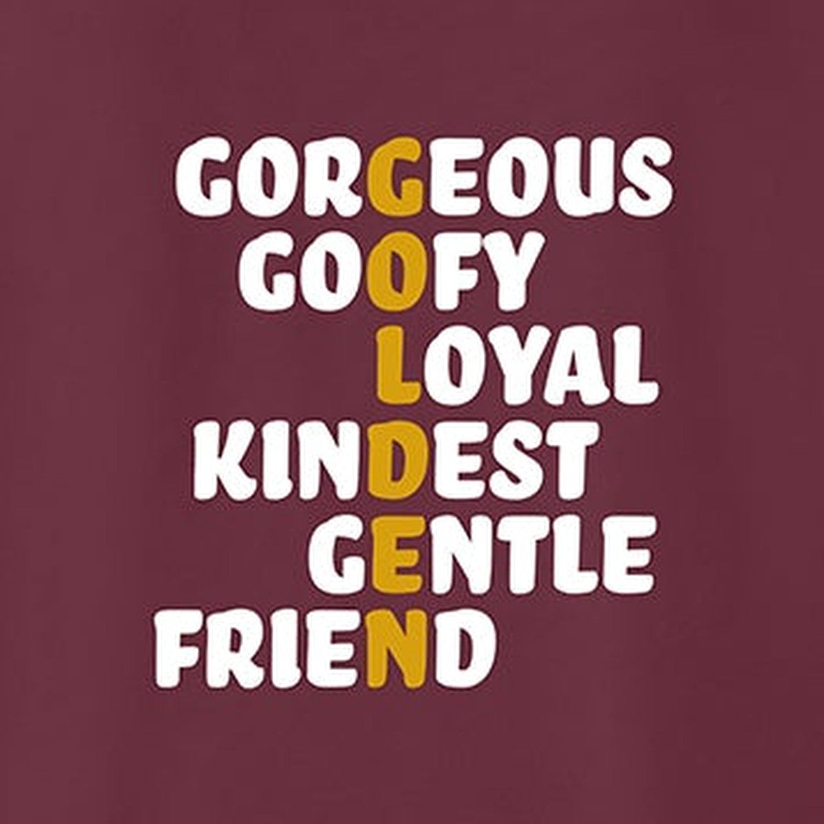 Sweatshirt, Golden, Maroon, saying close-up