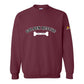 Sweatshirt, Golden Rescue Bone, Maroon, front
