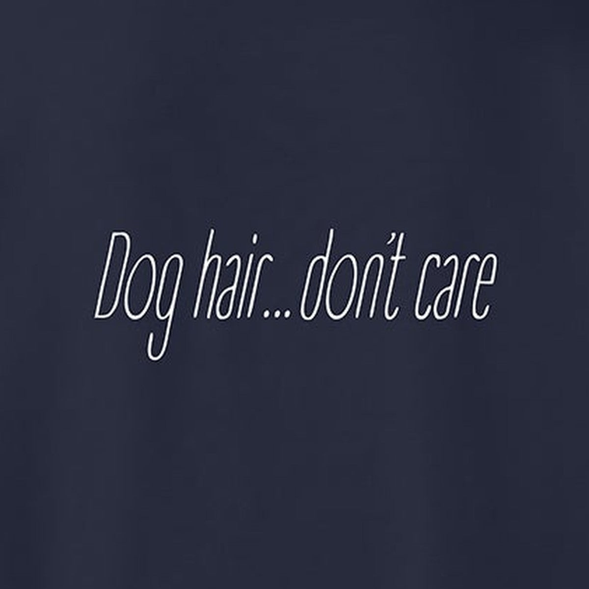 Sweatshirt, Dog Hair, Navy, saying close-up