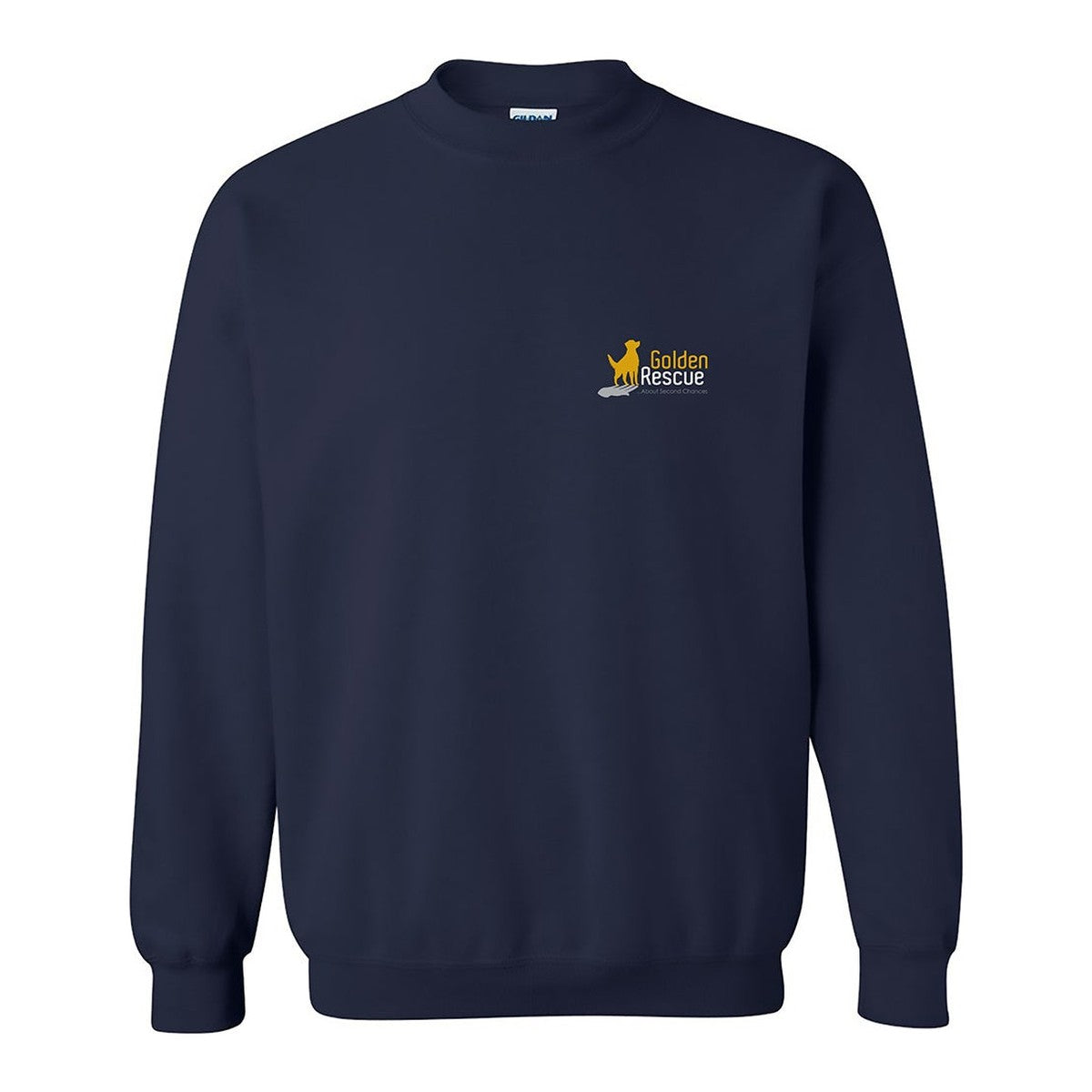 Sweatshirt, Golden, Navy, front