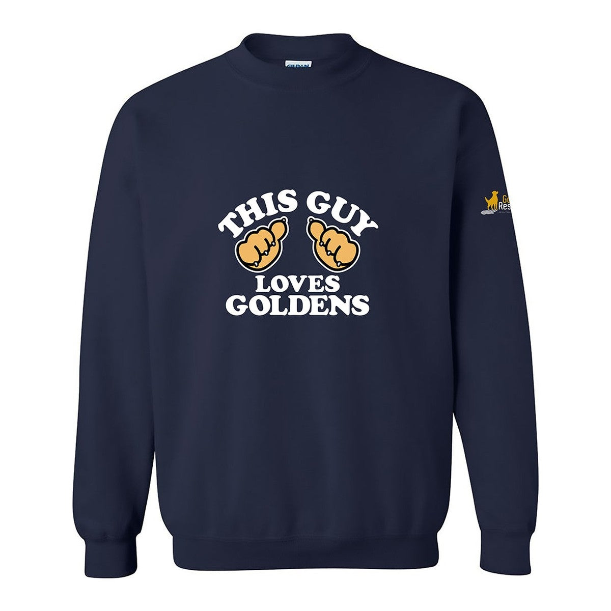 Sweatshirt, This Guy, Navy, front