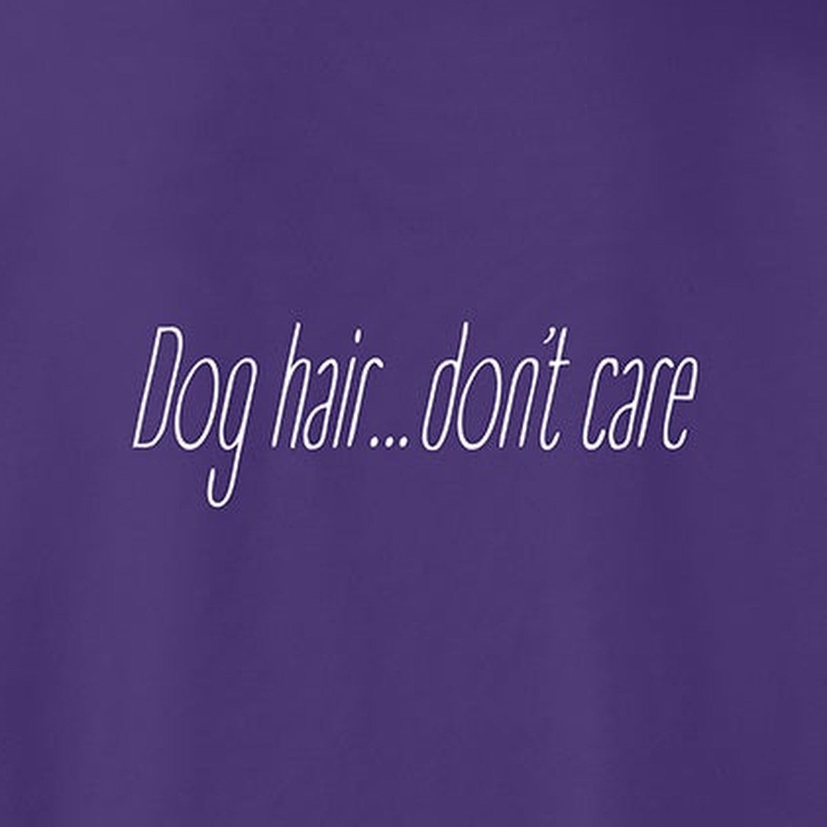 Sweatshirt, Dog Hair, Purple, saying close-up