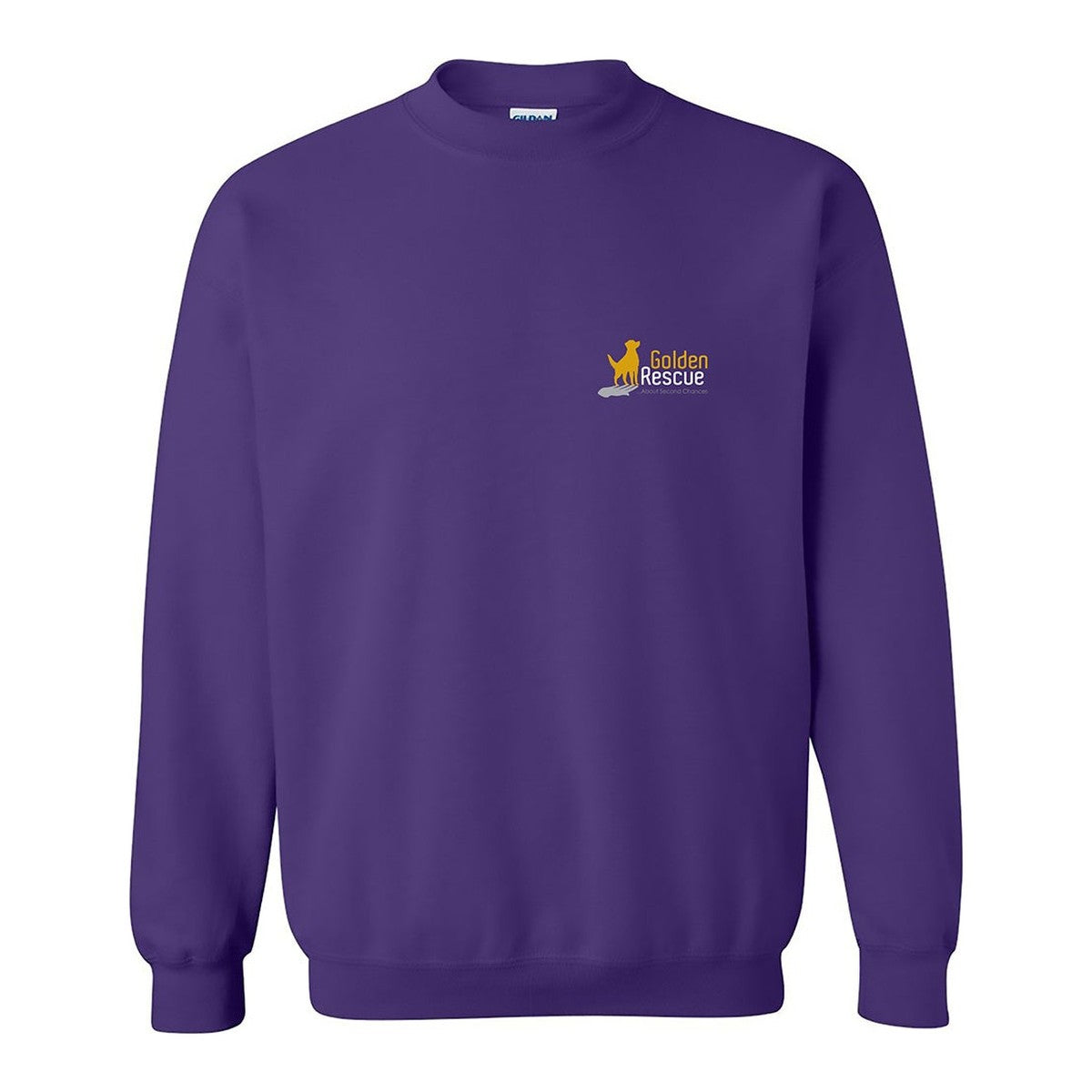 Sweatshirt, Golden, Purple, front