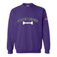 Sweatshirt, Golden Rescue Bone, Purple, front