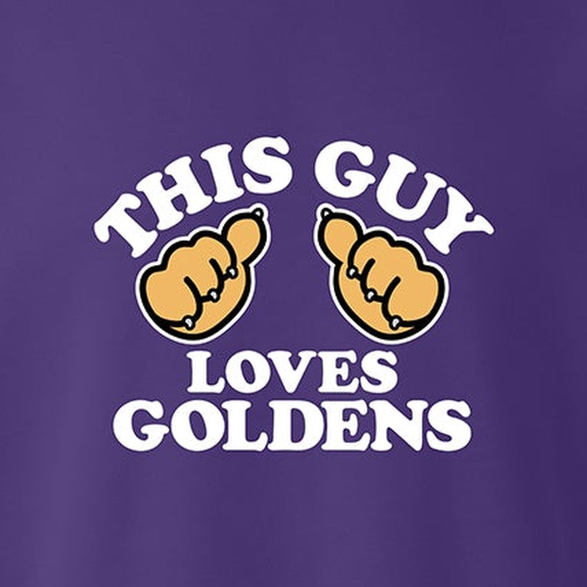 Sweatshirt, This Guy, Purple, saying close-up
