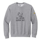 Sweatshirt, Life Happens, Light grey, front