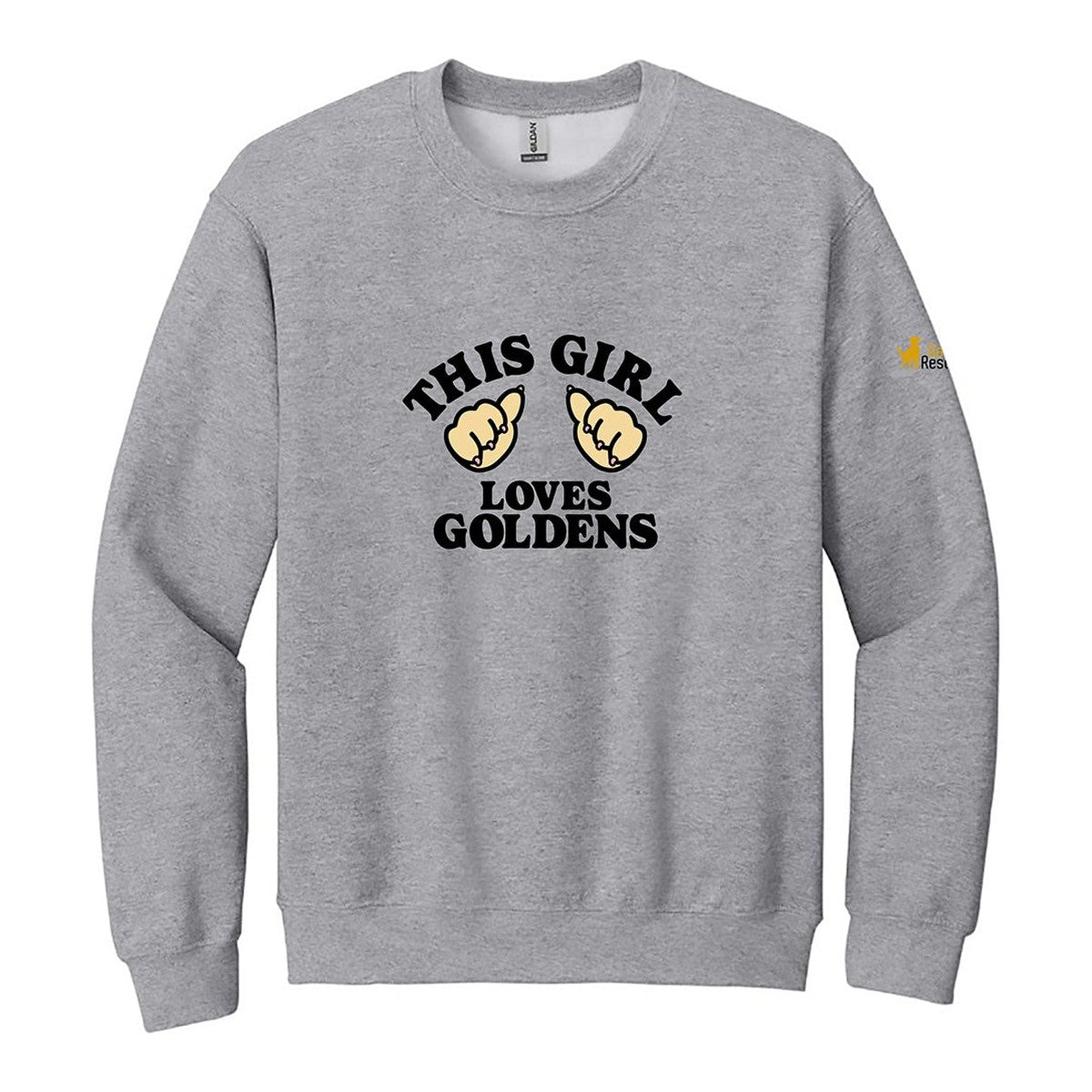 Sweatshirt, This Girl, Light grey, front