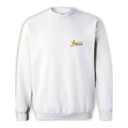 Sweatshirt, Dog Hair, White, front