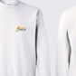 Sweatshirt, Dog Hair, White, saying close-up