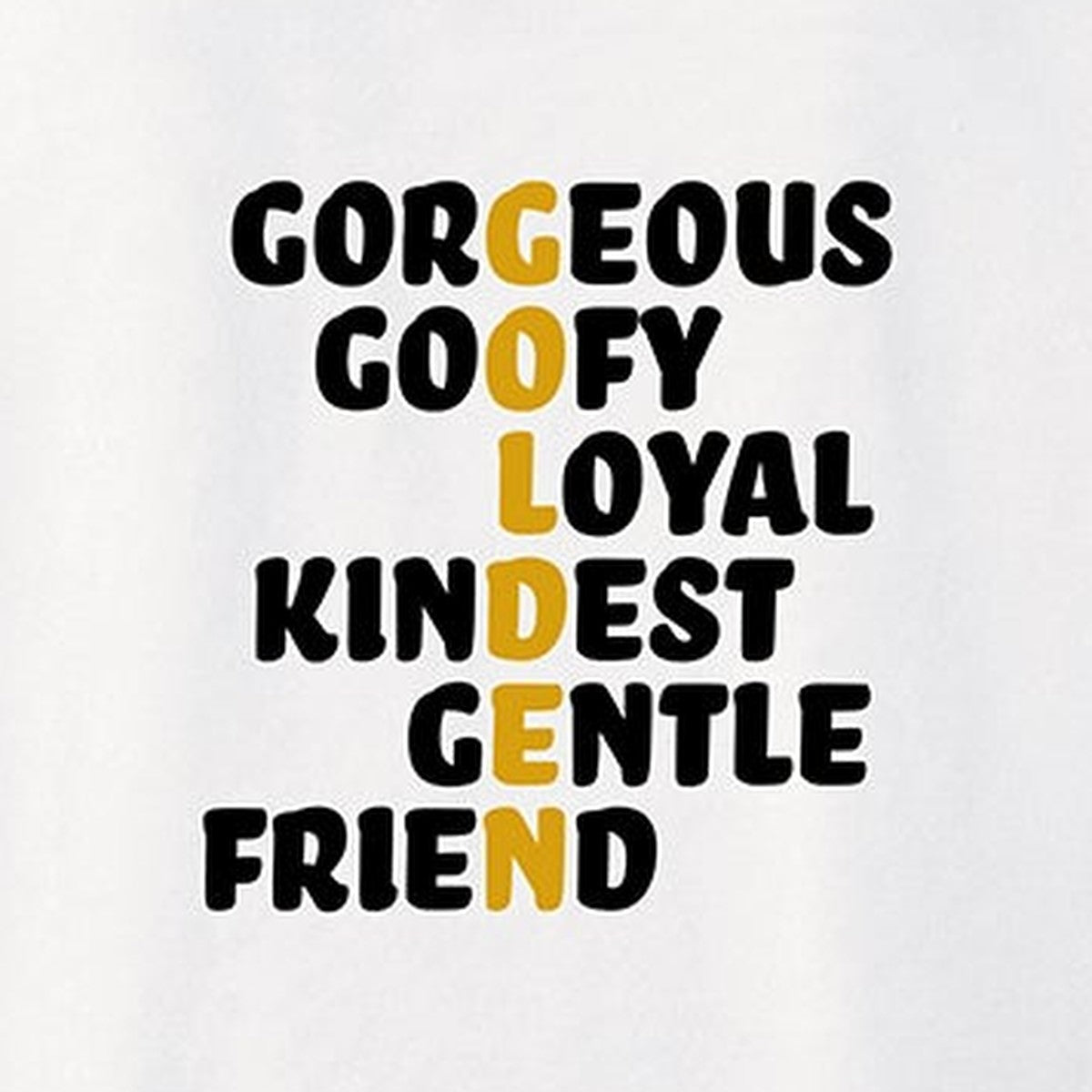 Sweatshirt, Golden, White, saying close-up