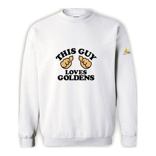 Sweatshirt, This Guy, White, front