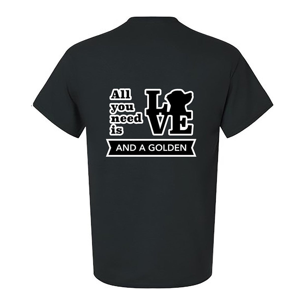 Tee, All You Need Is Love, Black, back