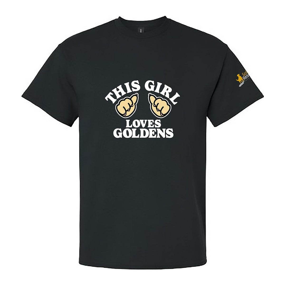 Tee, This Girl, Black, front