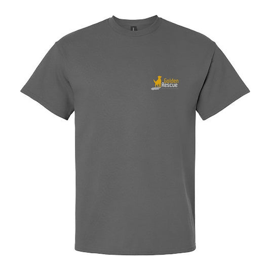 Tee, Dog Hair, Grey, front