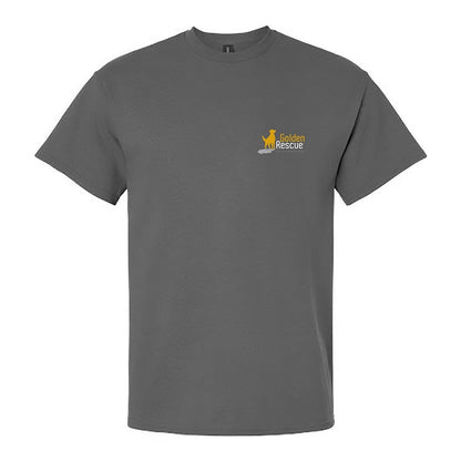 Tee, Golden, Grey, front