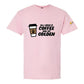 Tee, Coffee & Golden, Pink, front