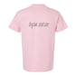Tee, Dog Hair, Pink, back