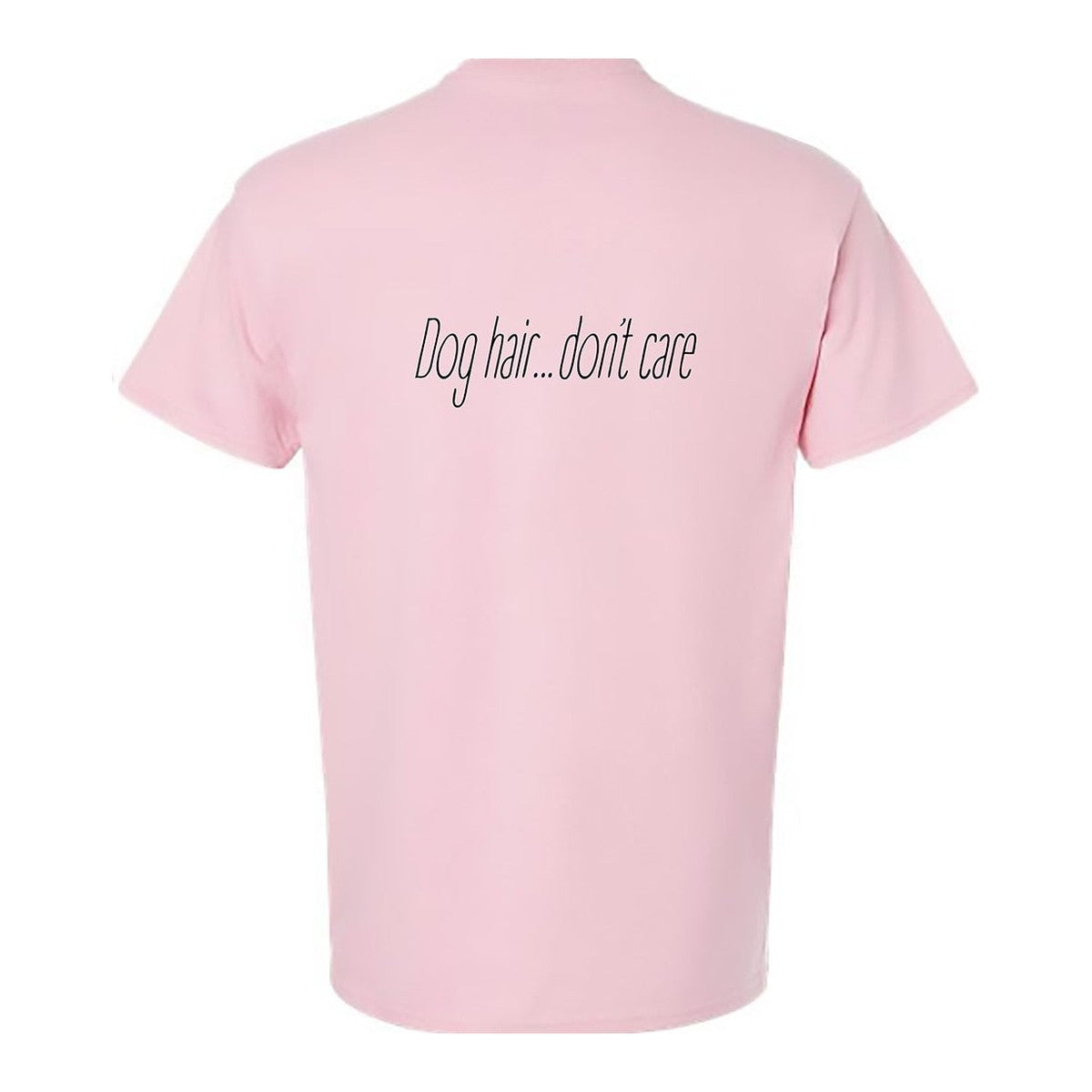 Tee, Dog Hair, Pink, back