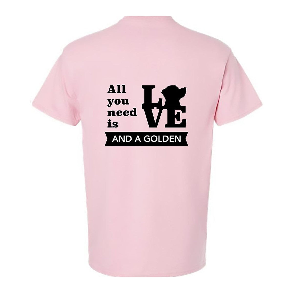 Tee, All You Need Is Love, Pink, back