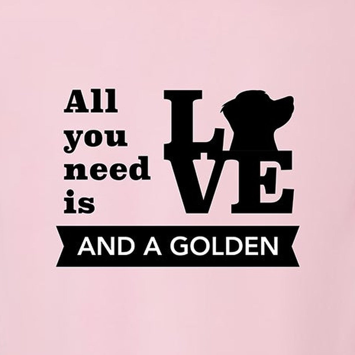 Tee, All You Need Is Love, Pink, saying close-up