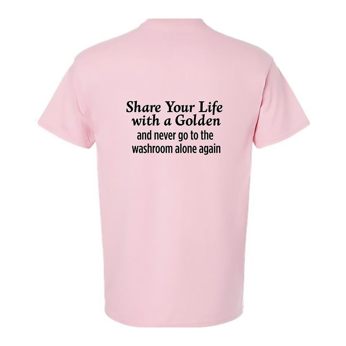 Tee, Share Your Life, Pink, back