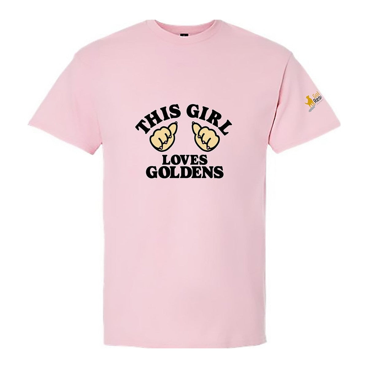 Tee, This Girl, Pink, front
