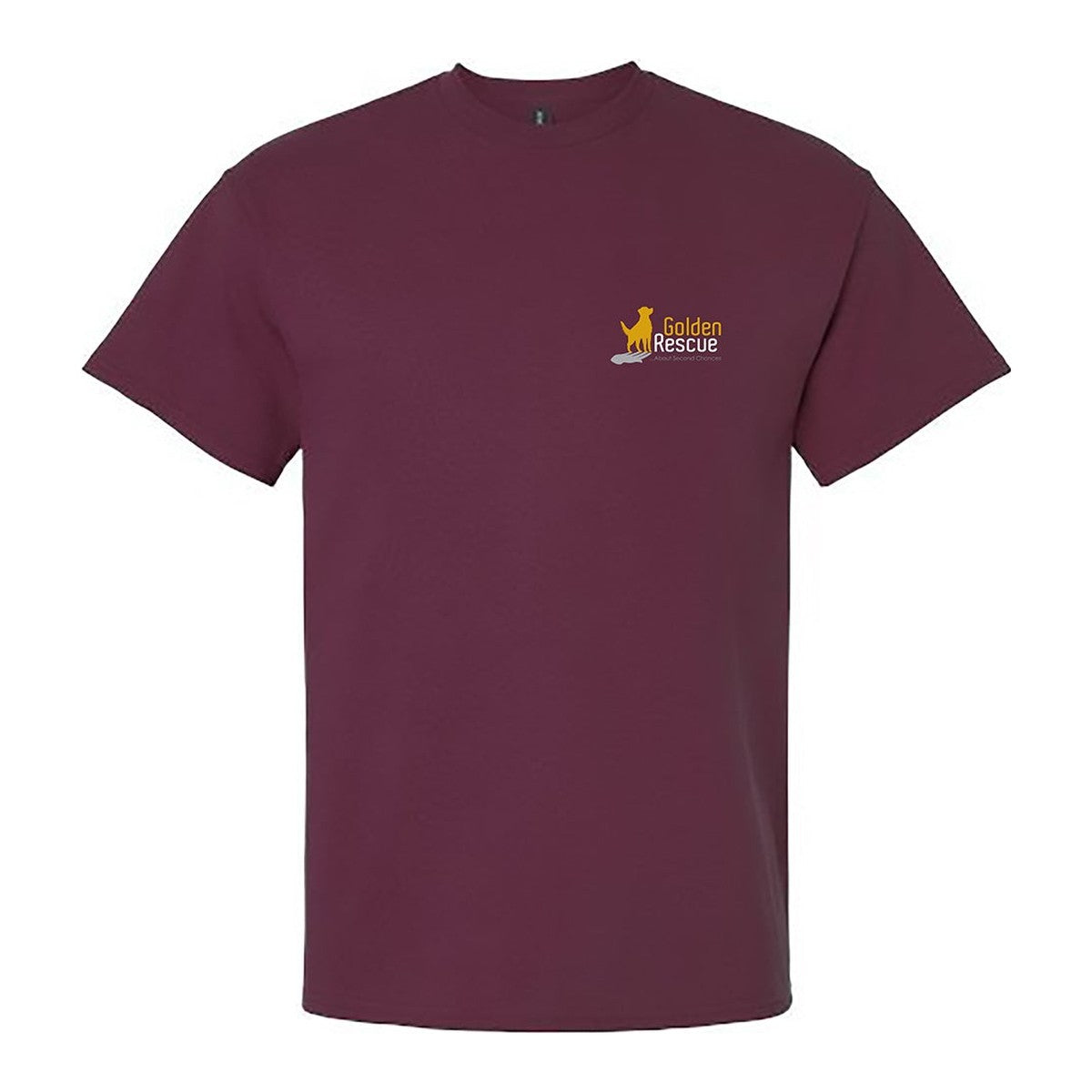 Tee, Share Your Life, Maroon, front