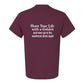 Tee, Share Your Life, Maroon, back