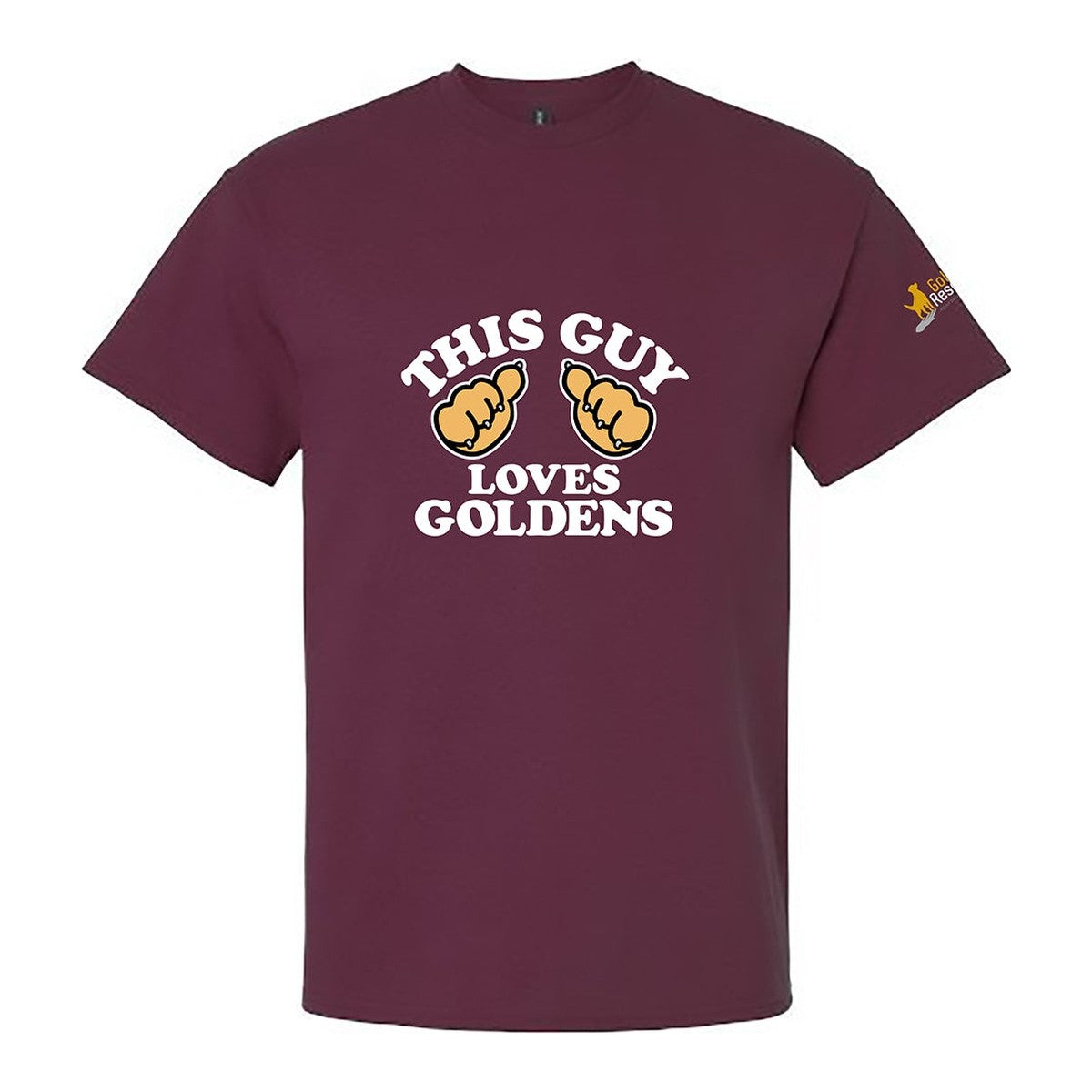 Tee, This Guy, Maroon, front