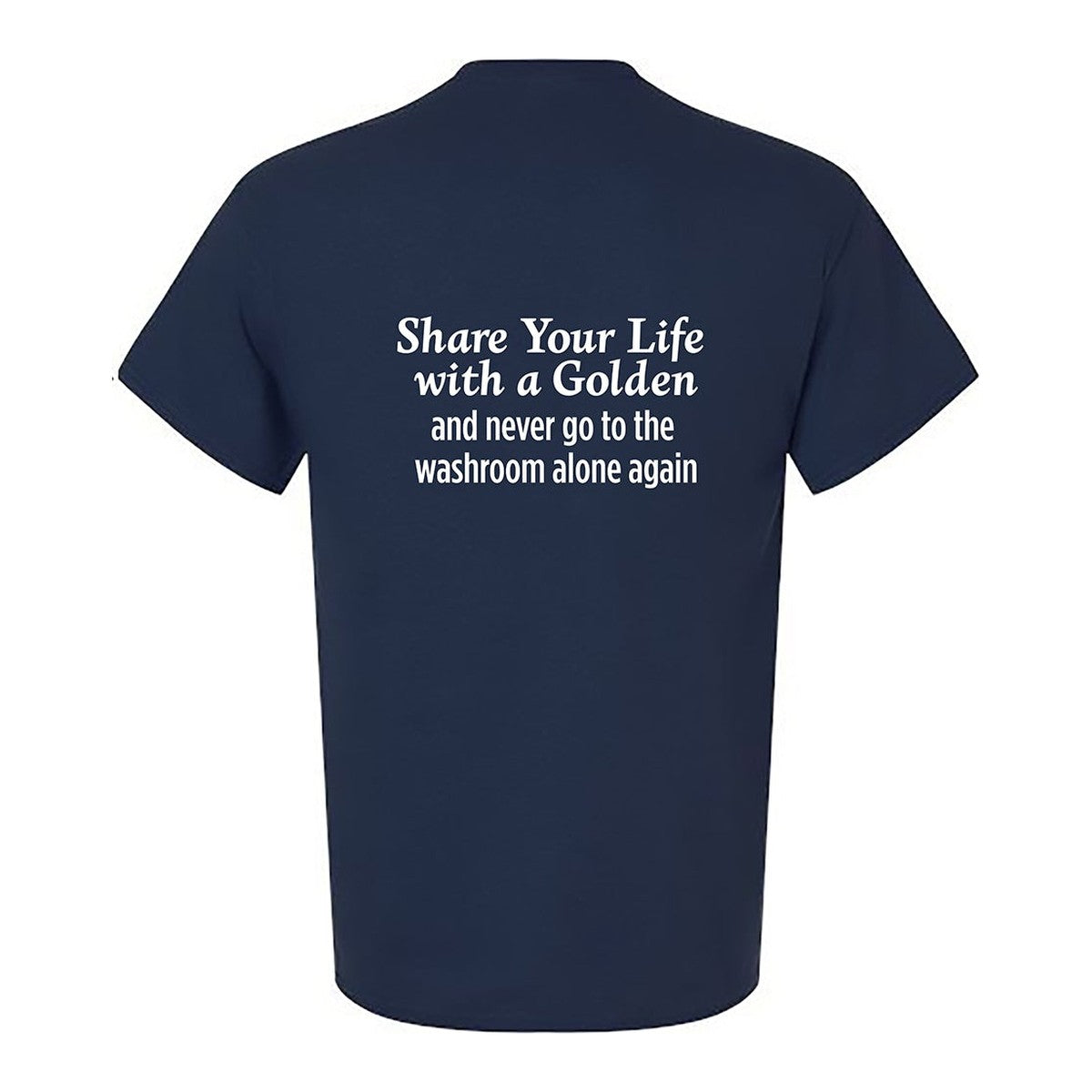 Tee, Share Your Life, Navy, back