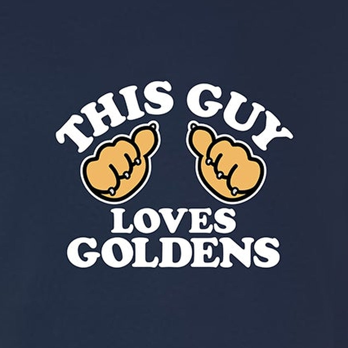 Tee, This Guy, Navy, saying close-up