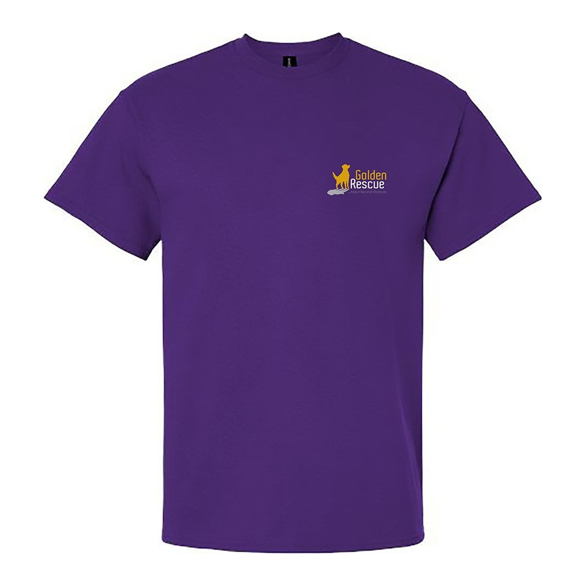 Tee, Golden, Purple, front