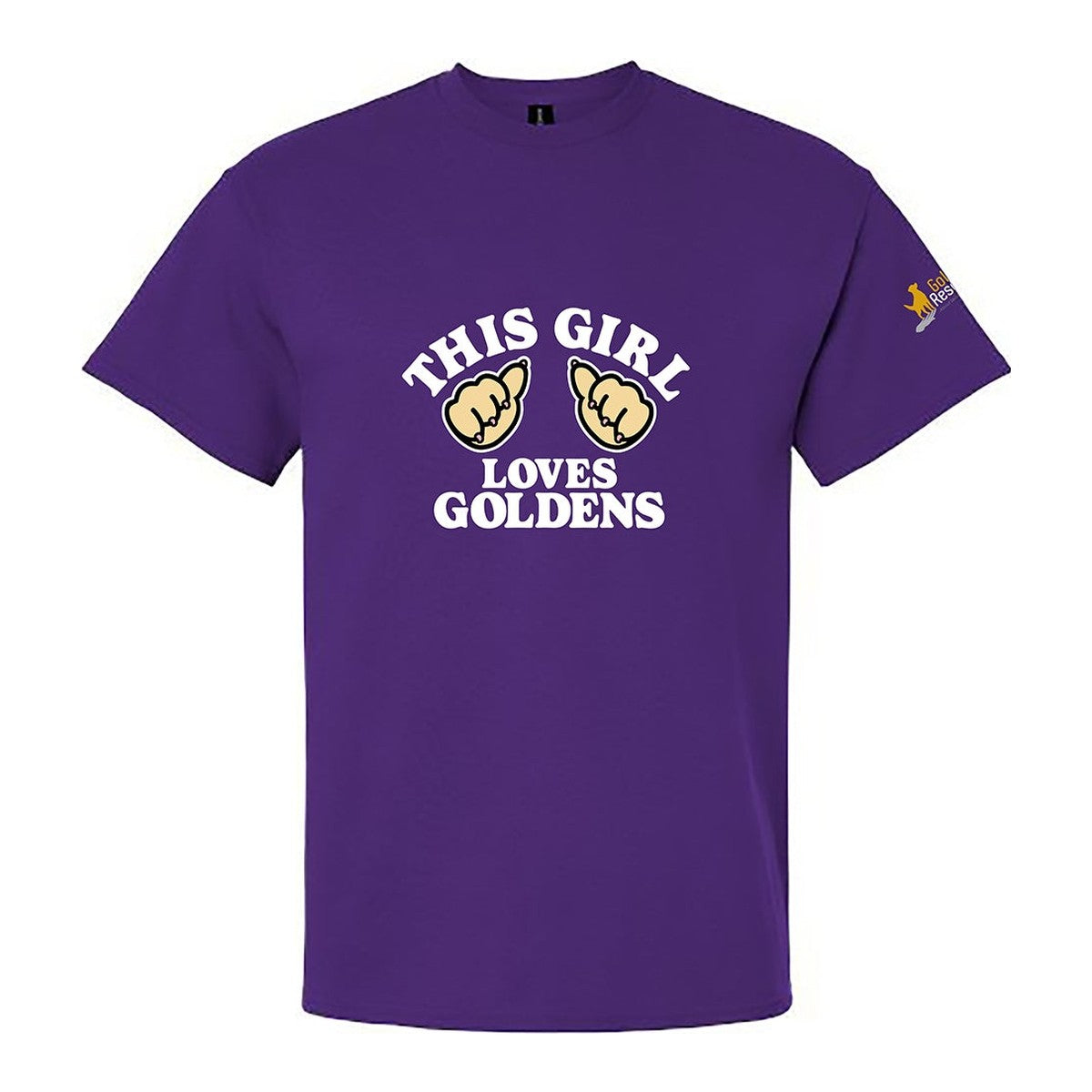 Tee, This Girl, Purple, front