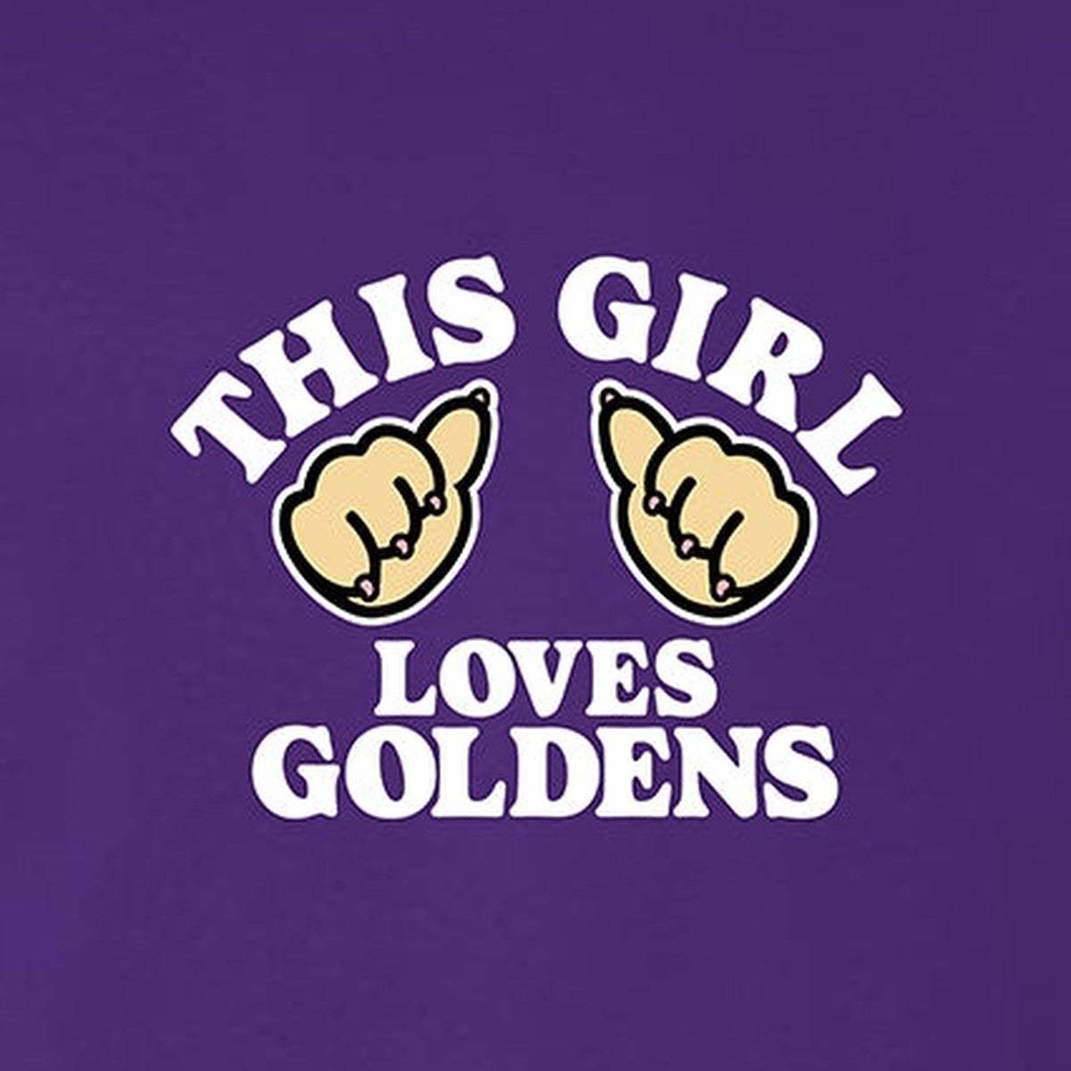 Tee, This Girl, Purple, saying close-up