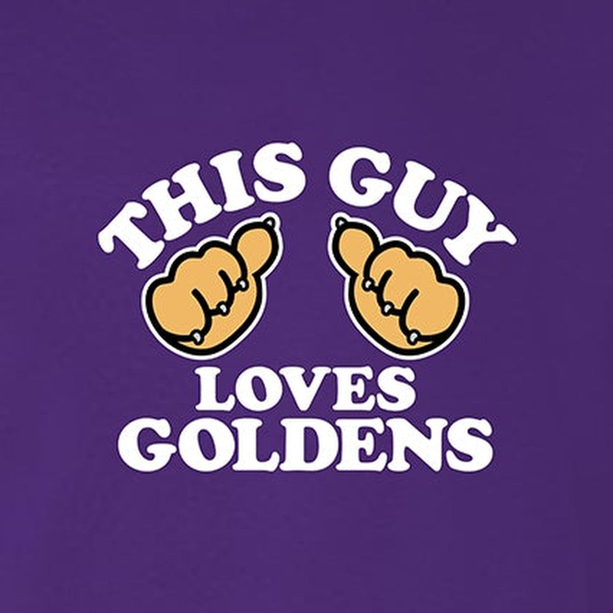 Tee, This Guy, Purple, saying close-up
