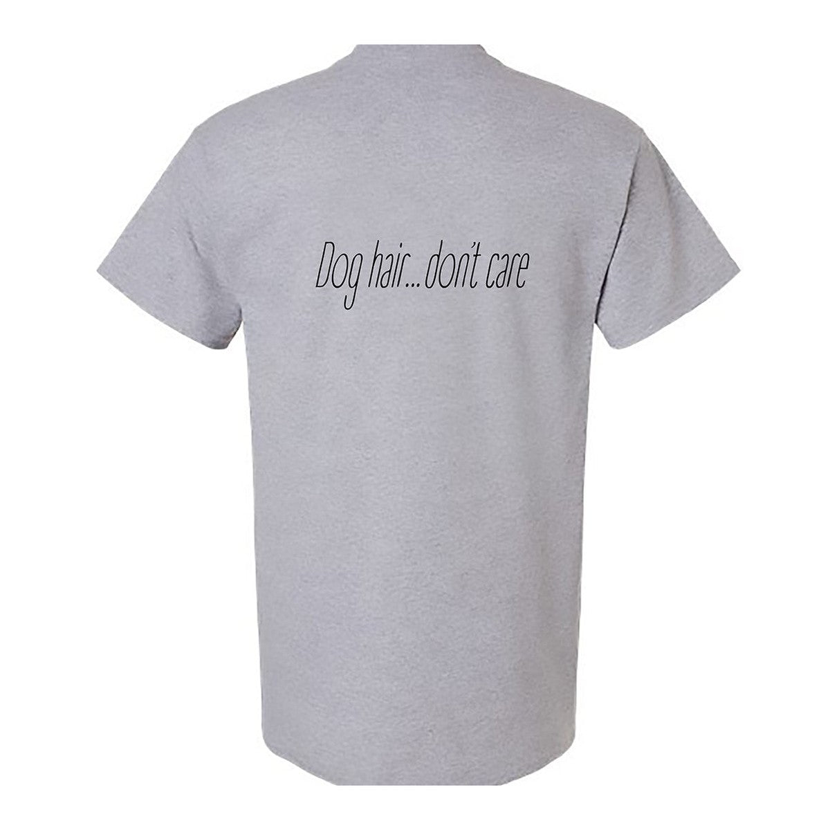 Tee, Dog Hair, Light grey, back