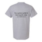 Tee, Grown Adult, Light grey, back