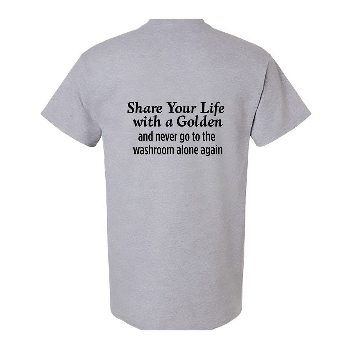Tee, Share Your Life, Light grey, back
