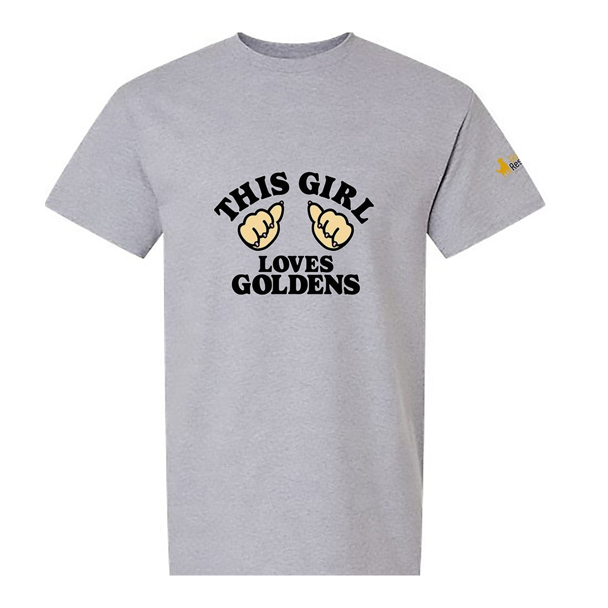 Tee, This Girl, Light grey, front