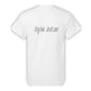 Tee, Dog Hair, White, back