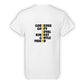 Tee, Golden, White, back