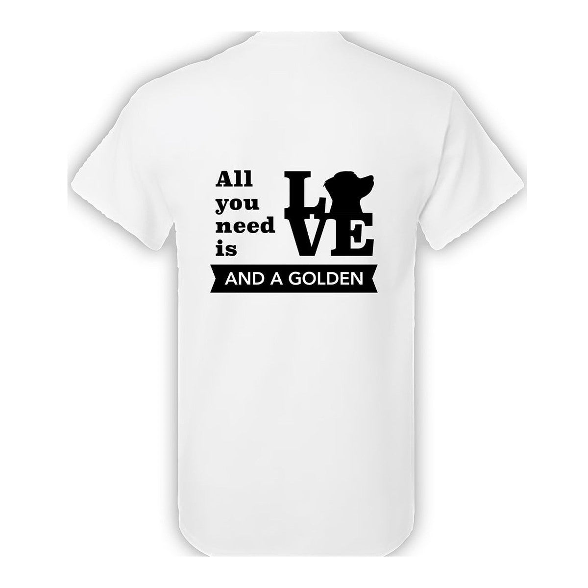 Tee, All You Need Is Love, White, back