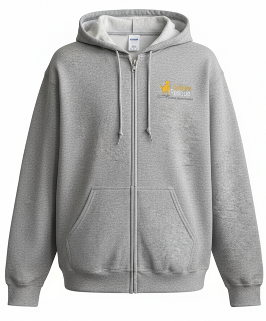 Hoodie - Zipper Embroidered Logo